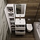 Style Line Мебель для ванной Даймонд 60 Люкс белая, PLUS подвесная – фотография-17